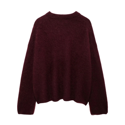 Weicher Wollpullover