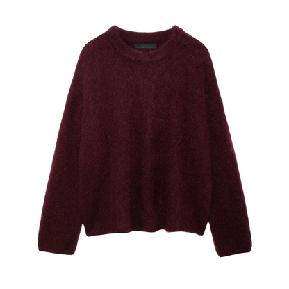 Weicher Wollpullover